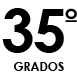 35 grados
